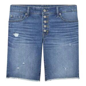 Torrid Perfect 10" Boyfriend Denim Bermuda Short Vintage Stretch Women's 18
